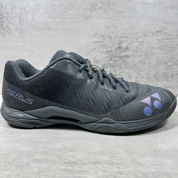 Yonex Aerus Power Cushion Badminton Shoes - Men's Size 9 - Gray - Picture 4 of 10